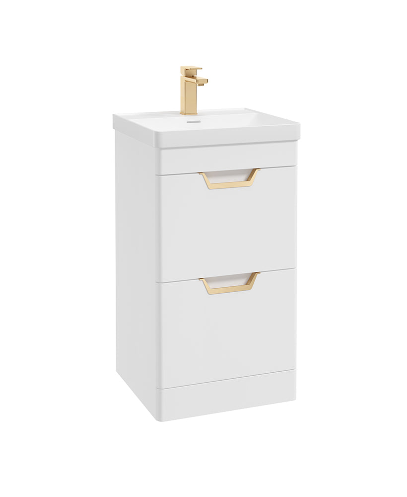 Freya 50cm 2 Drawer Floorstanding Vanity