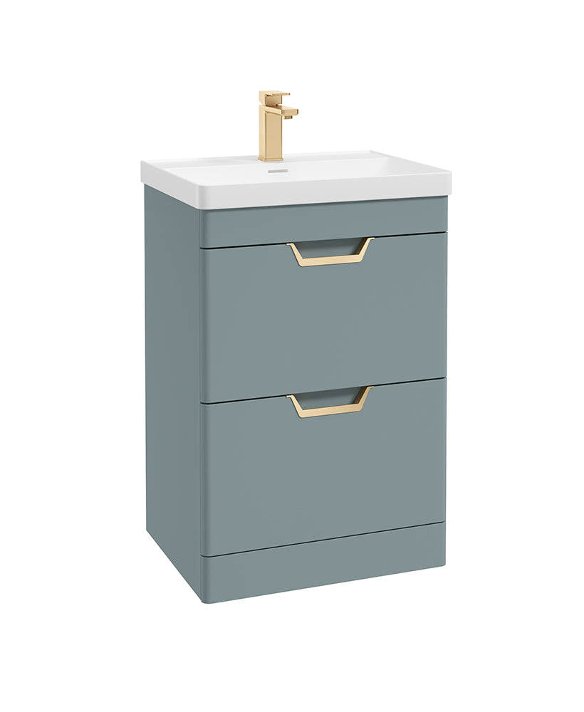 Freya 60cm 2 Drawer Floorstanding Vanity