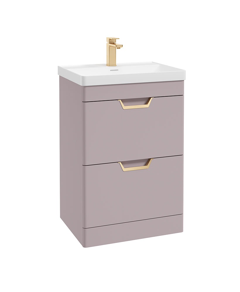 Freya 60cm 2 Drawer Floorstanding Vanity