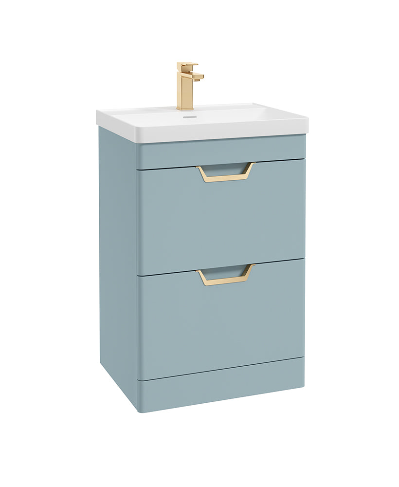 Freya 60cm 2 Drawer Floorstanding Vanity
