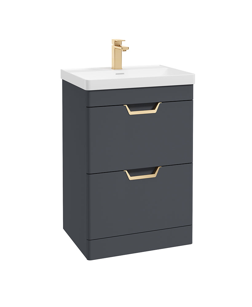 Freya 60cm 2 Drawer Floorstanding Vanity