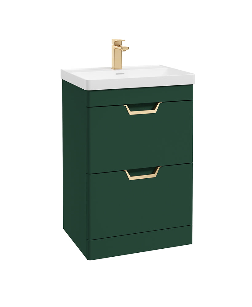 Freya 60cm 2 Drawer Floorstanding Vanity