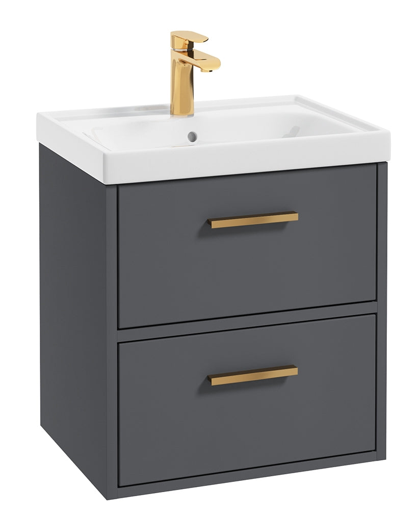 Finland Midnight Grey Matt 50cm Wall Hun