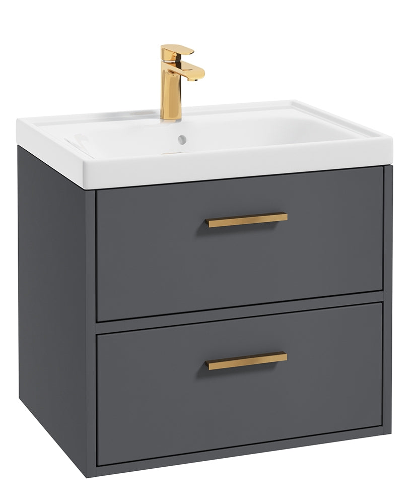 Finland Midnight Grey Matt 60cm Wall Hun