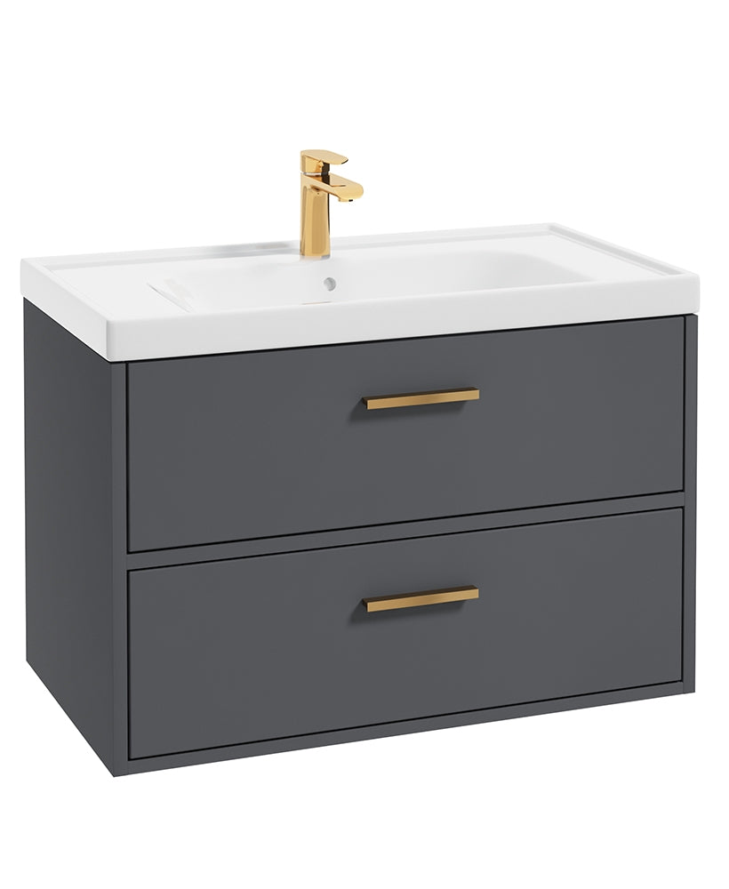 Finland Midnight Grey Matt 80cm Wall Hun
