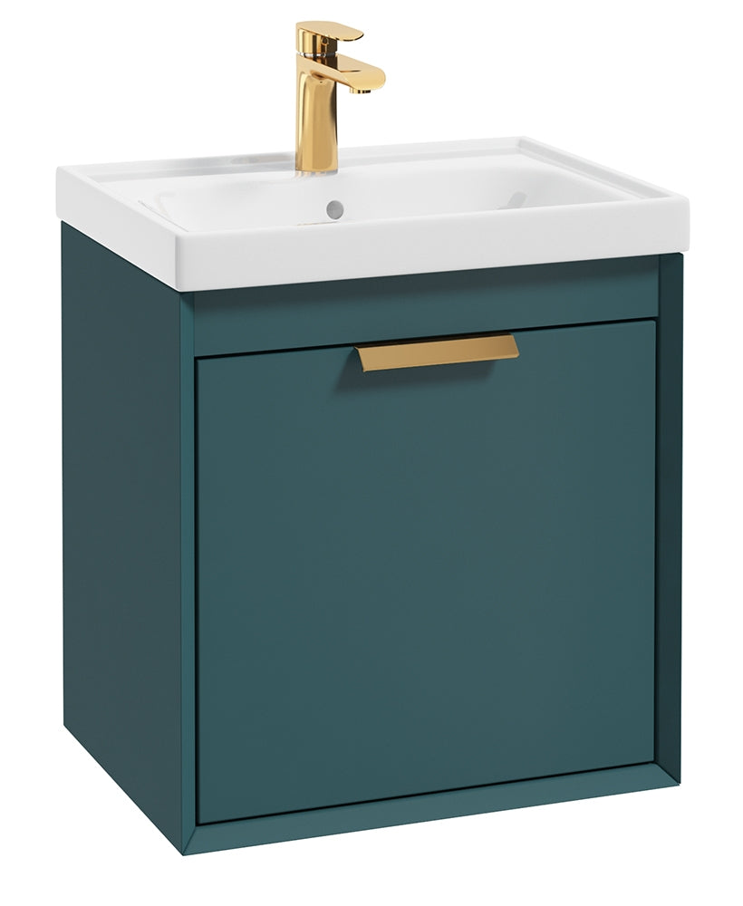 Fjord Ocean Blue Matt 50cm Wall Hung Van