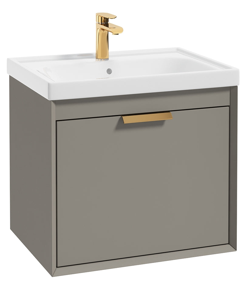Fjord Khaki Matt  60cm Wall Hung Vanity