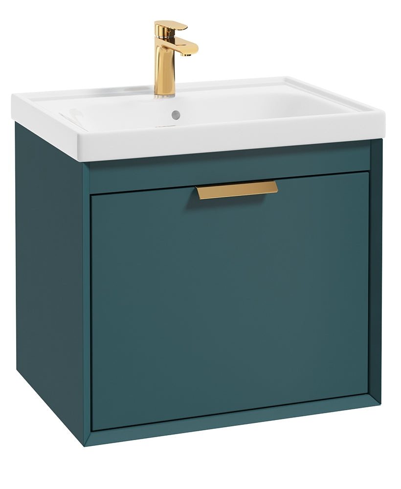 Fjord Ocean Blue Matt  60cm Wall Hung Va