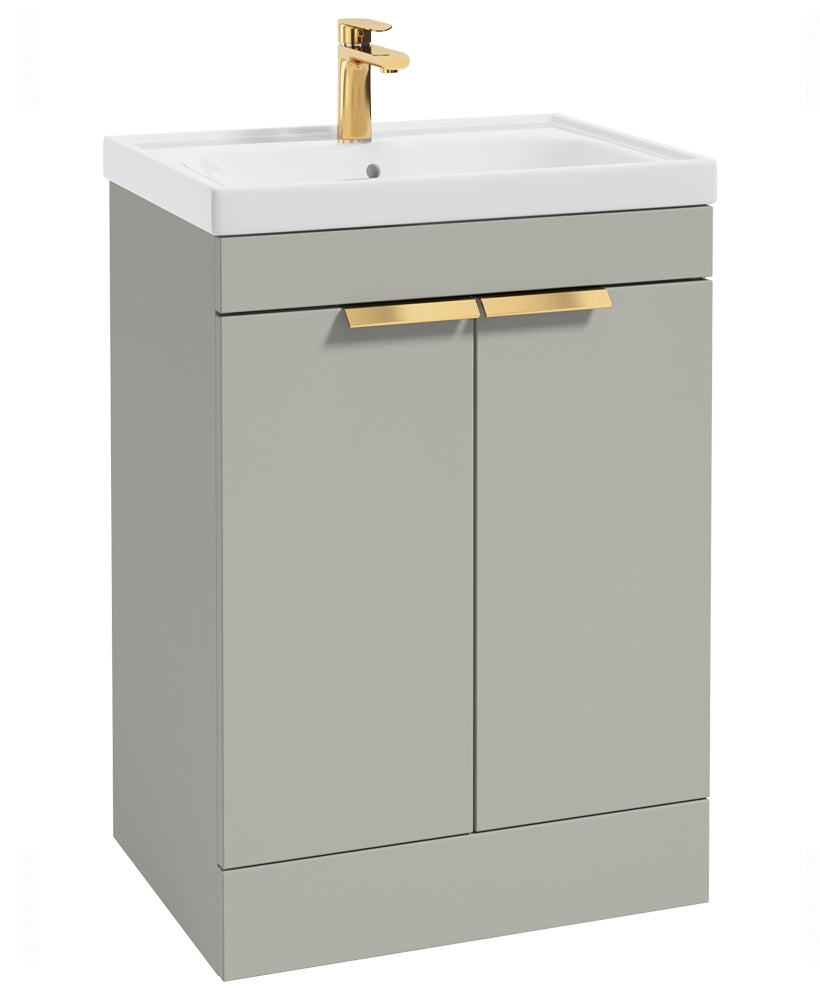 Stockholm Arctic Grey Matt 60cm 2 Door F