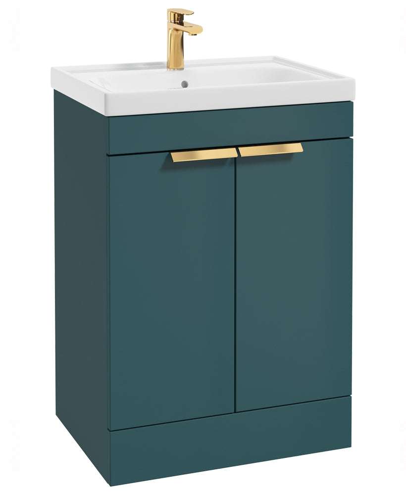 Stockholm Ocean Blue Matt 60cm 2 Door Fl