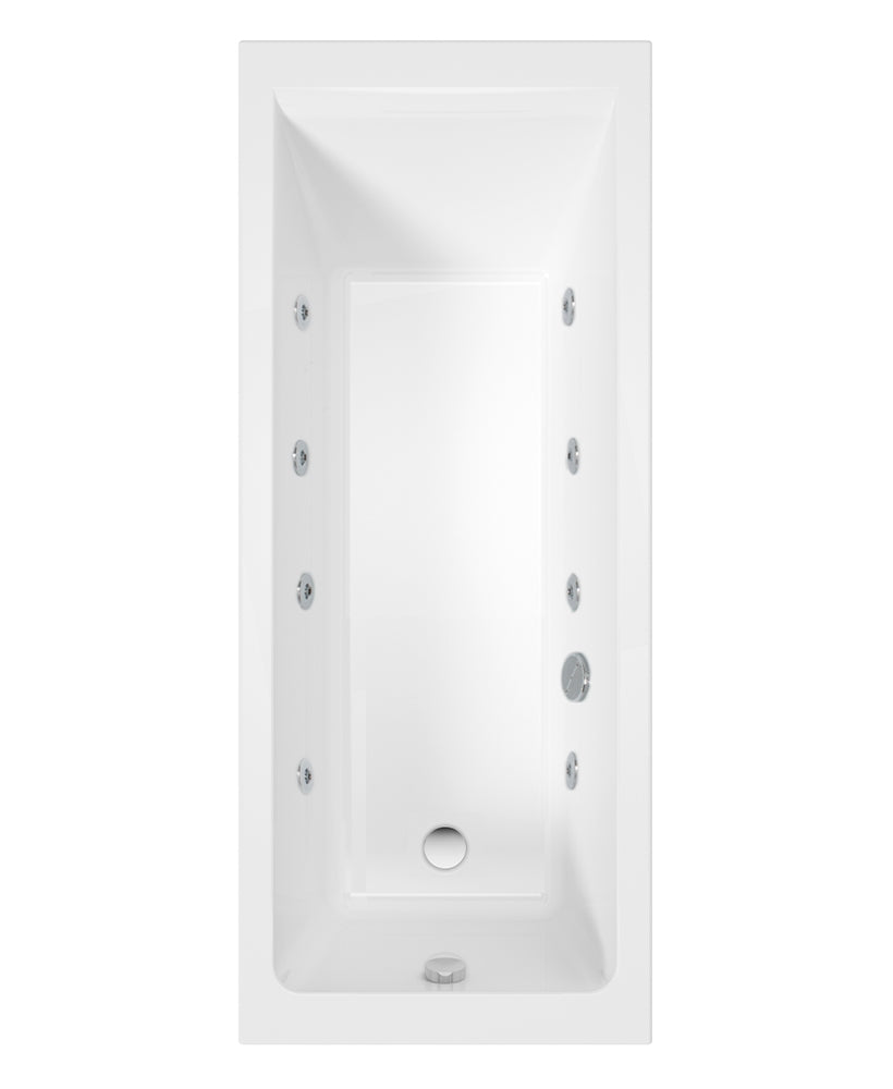Cubo 1700x800 Single Ended 8 Jet Bath