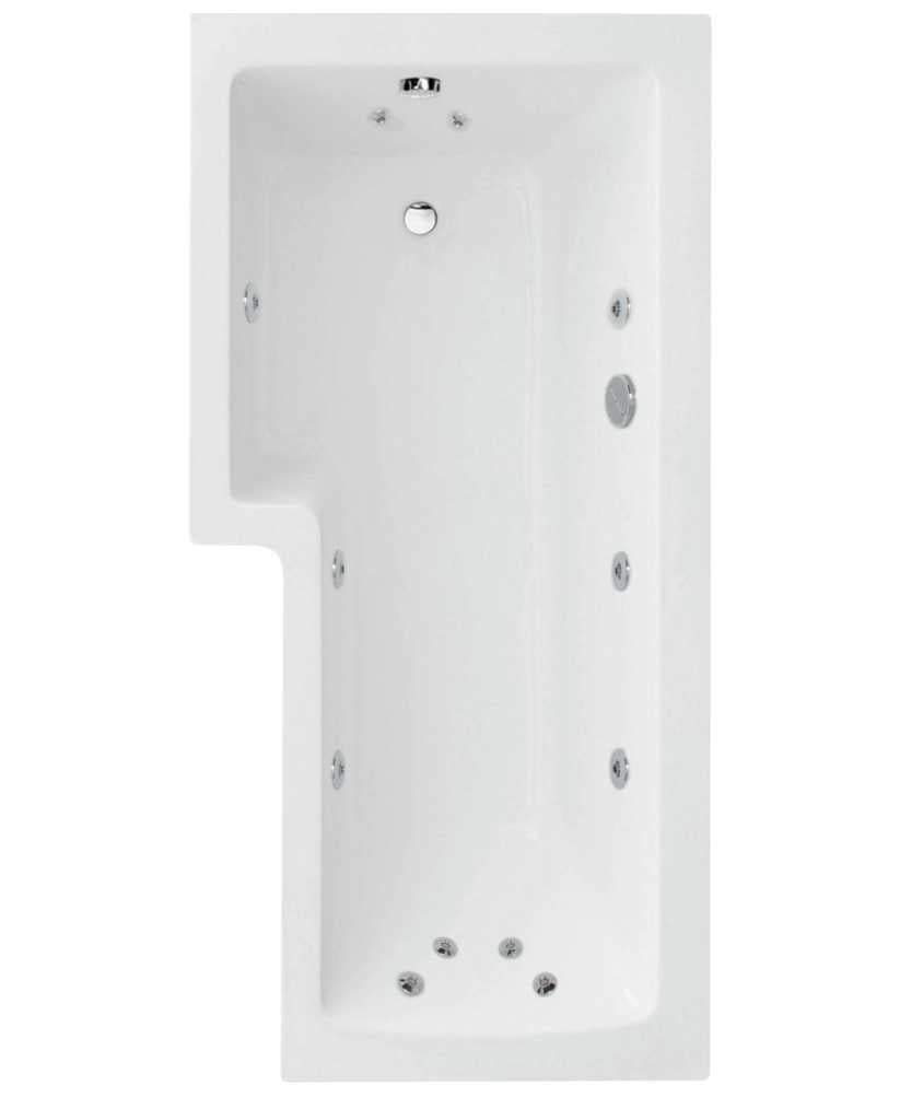 L Shape 1700x850mm LH Single Ended 12 Je
