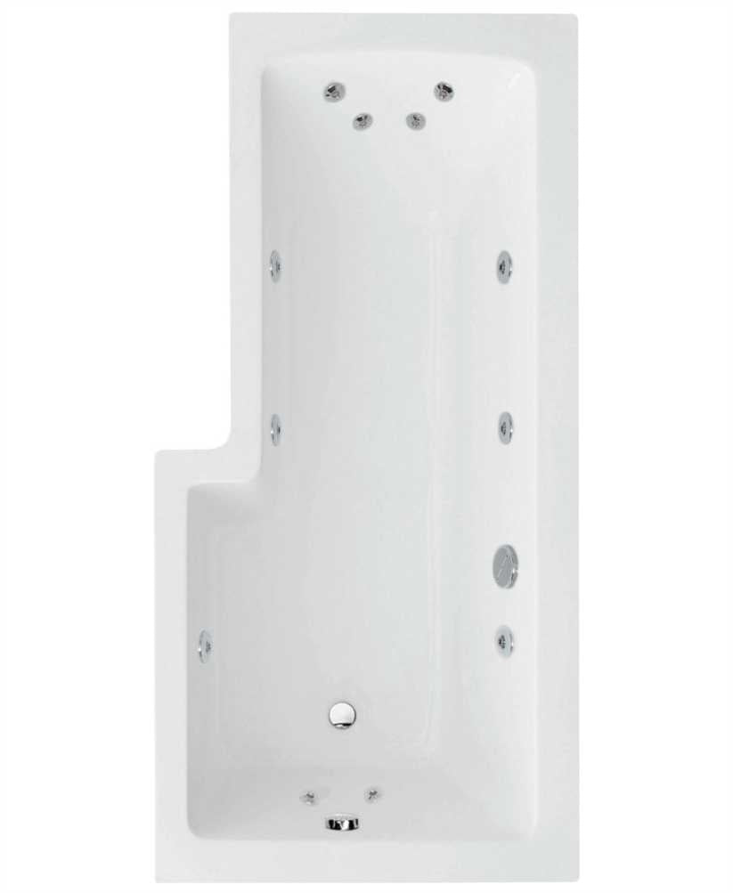L Shape 1700x850mm RH Single Ended 12 Je