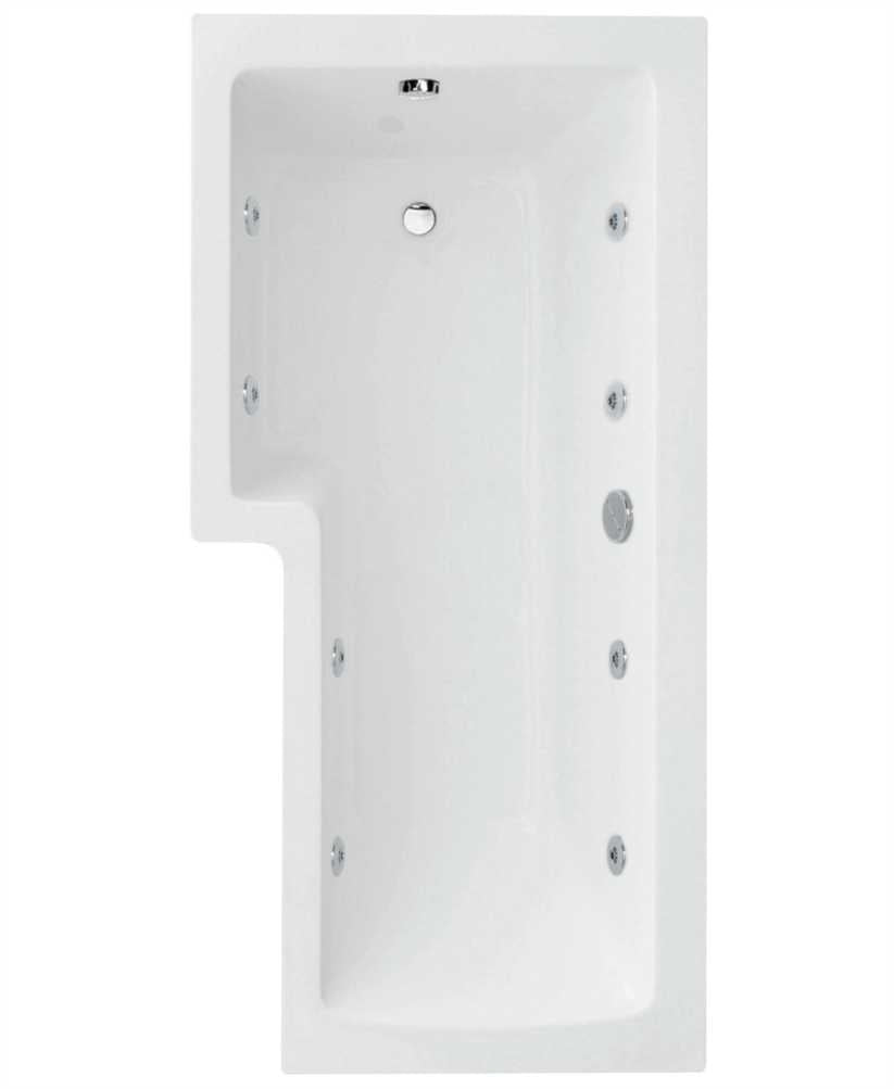 L Shape 1700x850mm LH Single Ended 8 Jet