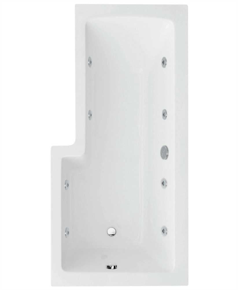 L Shape 1700x850mm RH Single Ended 8 Jet