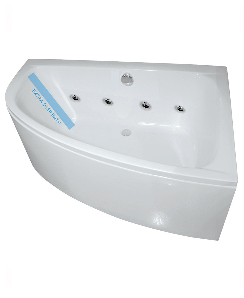 Maya 1500x1000mm RH 8 Jet Whirlpool Corn