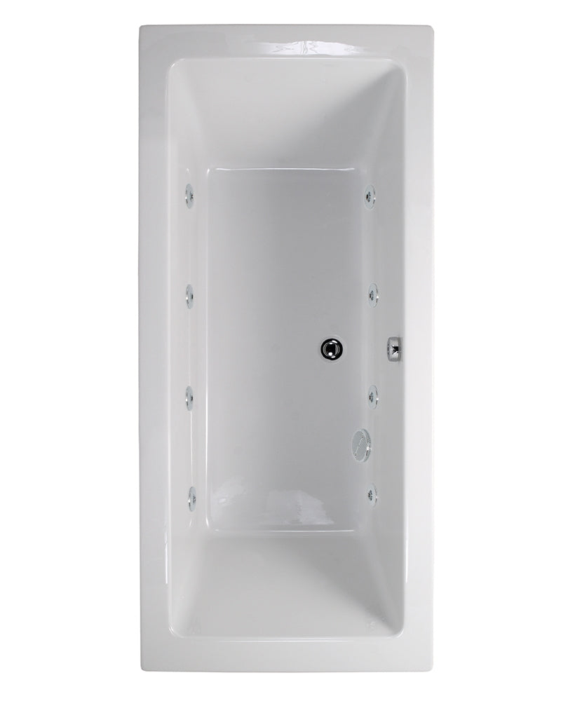Pacific Double Ended 1600x700mm 8 Jet Ba