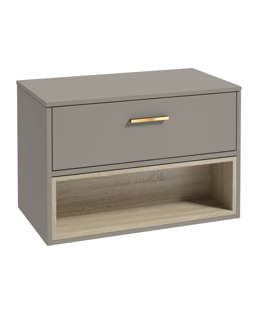 Malmo 80cm Countertop Basin Khaki Matt -
