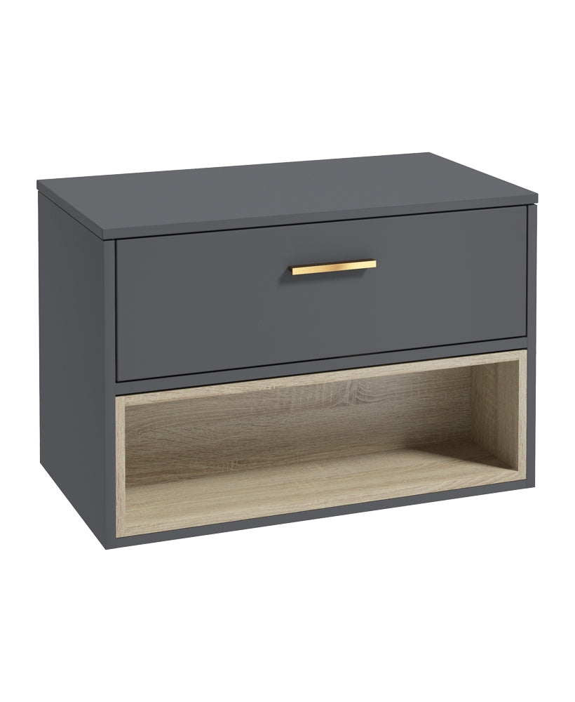 Malmo 80cm Countertop Basin Midnight Gre