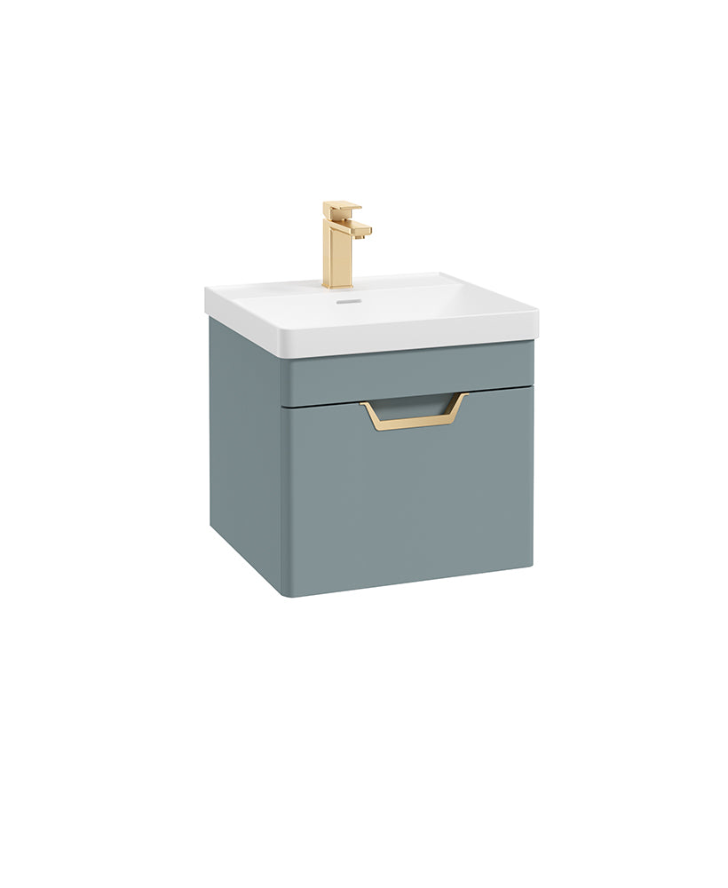 Freya 50cm 1 Drawer Wall Hung Vanity Uni