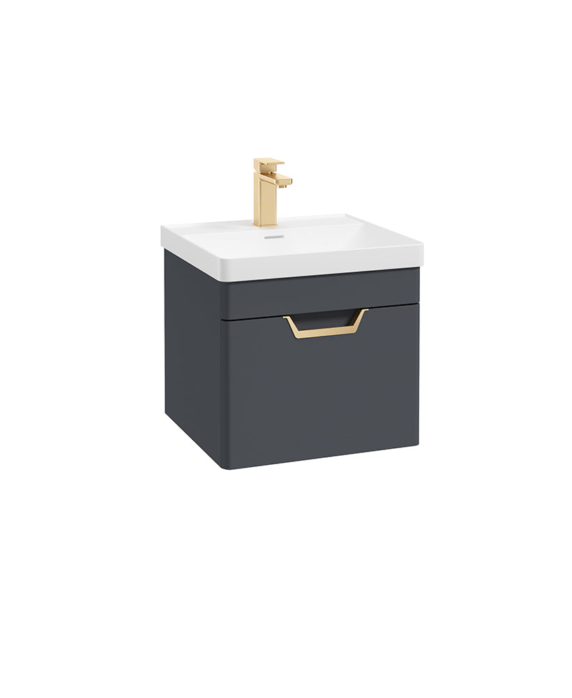 Freya 50cm 1 Drawer Wall Hung Vanity Uni