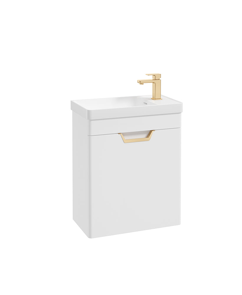 Freya 55cm 1 Door Cloakroom Wall Hung Va