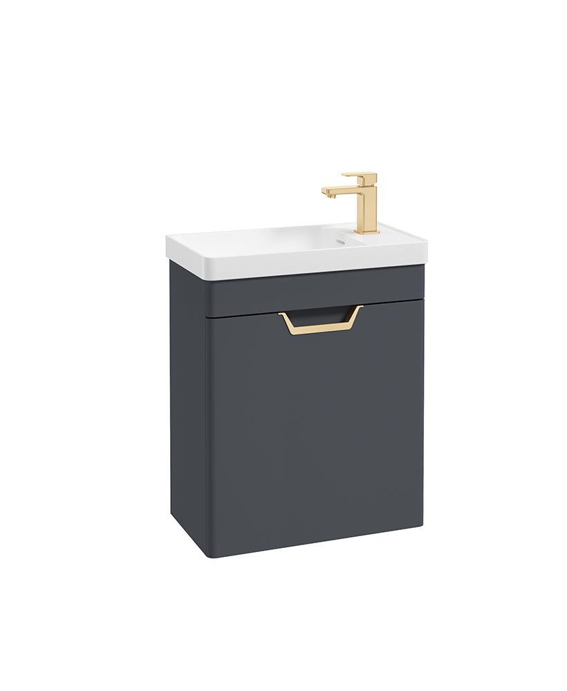 Freya 55cm 1 Door Cloakroom Wall Hung Va