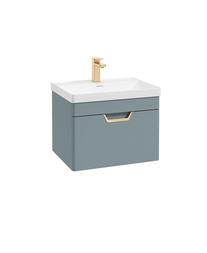 Freya 60cm 1 Drawer Wall Hung Vanity Uni