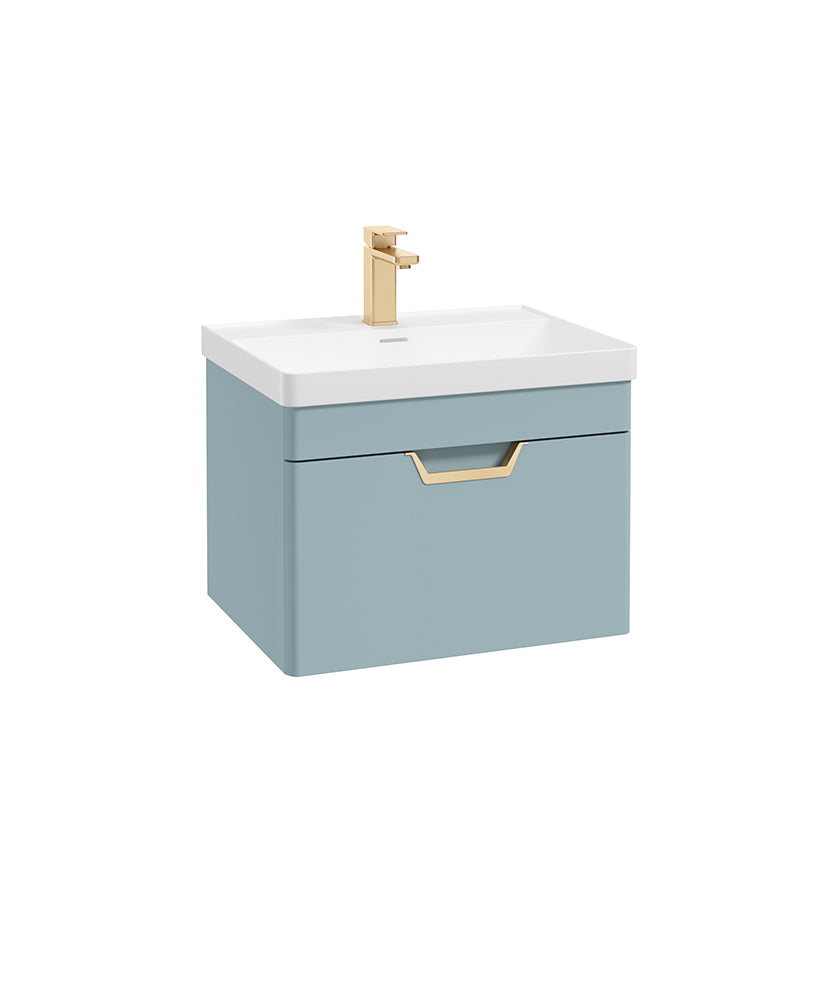 Freya 60cm 1 Drawer Wall Hung Vanity Uni