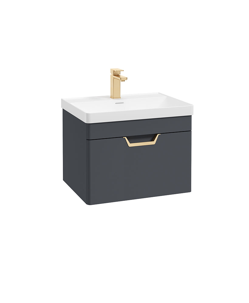 Freya 60cm 1 Drawer Wall Hung Vanity Uni
