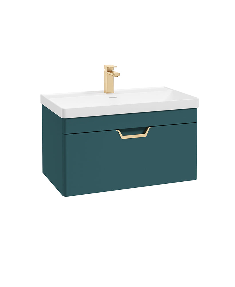 Freya 80cm 1 Drawer Wall Hung Vanity Uni