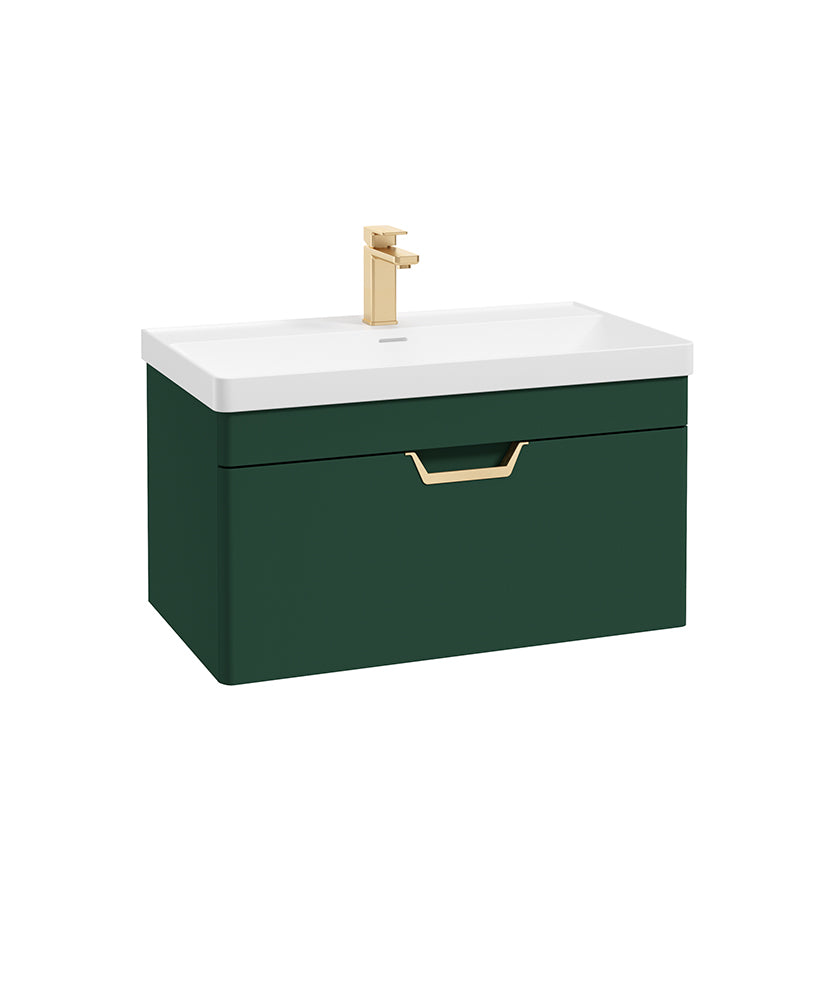 Freya 80cm 1 Drawer Wall Hung Vanity Uni