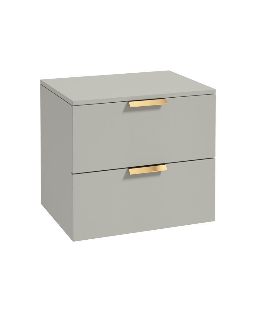 Stockholm 60cm Unit with Countertop Gold