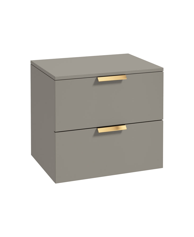 Stockholm 60cm Unit with Countertop Gold