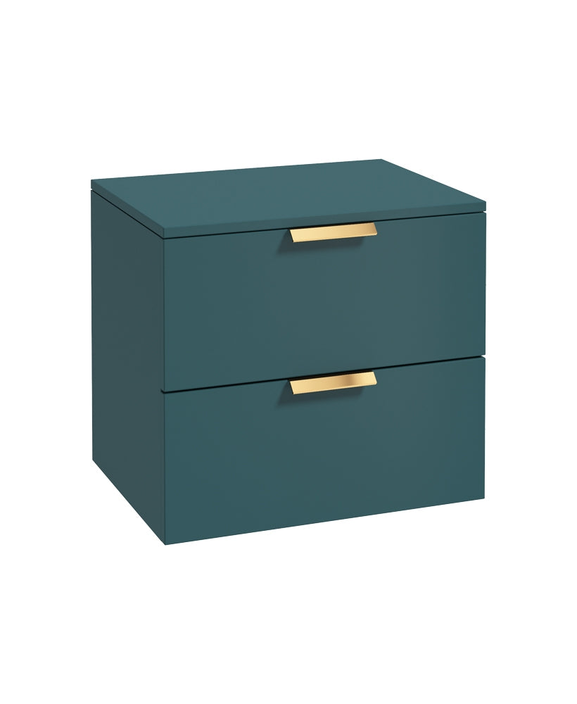 Stockholm 60cm Unit with Countertop Gold