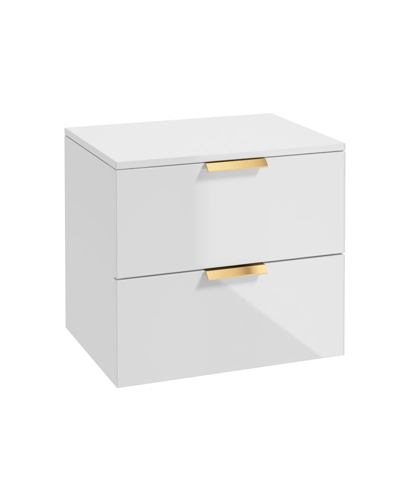 Stockholm 60cm Unit with Countertop Gold