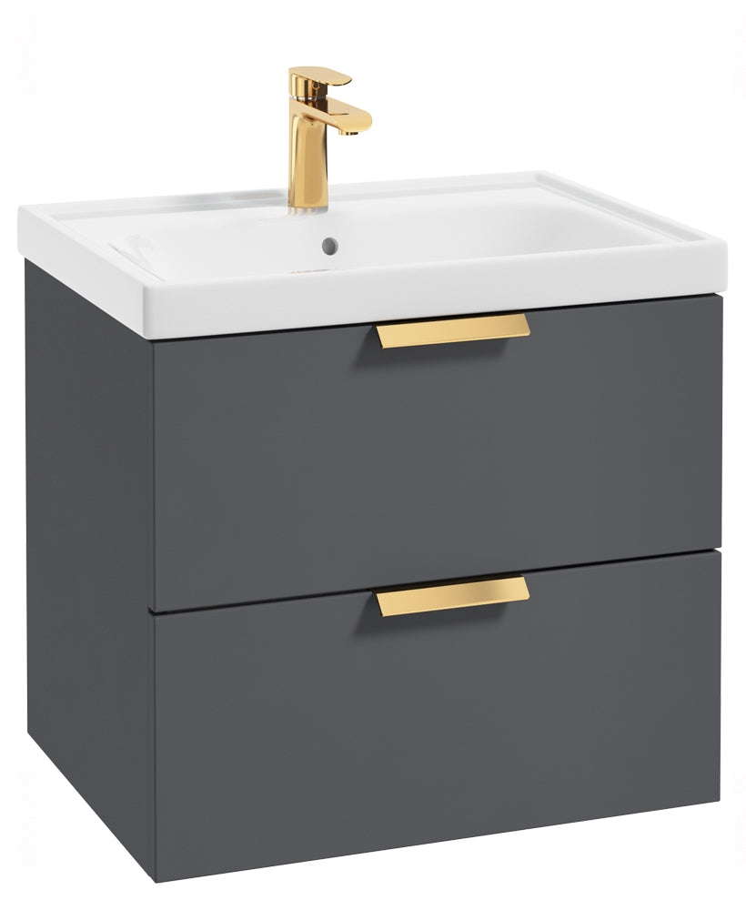 Stockholm Midnight Grey Matt 60cm Wall H