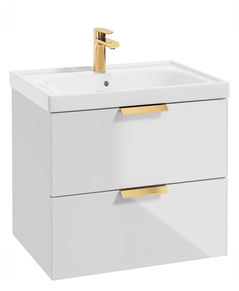 Stockholm Gloss White 60cm Wall Hung Van
