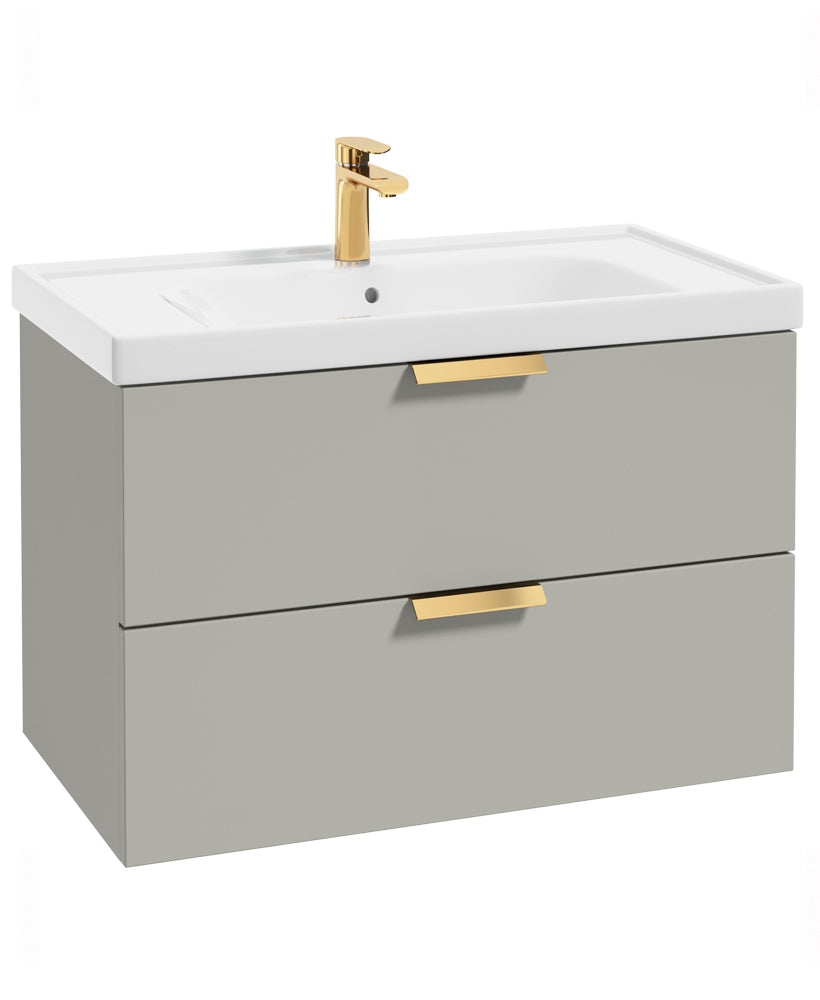 Stockholm Arctic Grey Matt 80cm Wall Hun