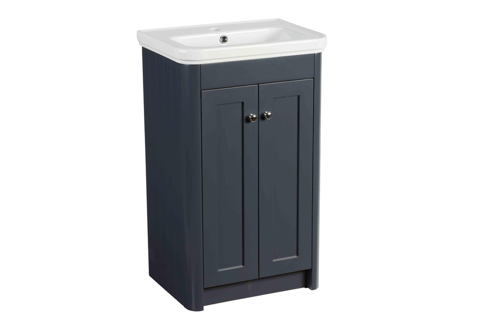 500mm 2 Door Floor Mounted Unit - Midnight Gr