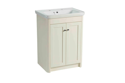 600mm Halcyon 2 Door Floor Mounted Unit - Nat