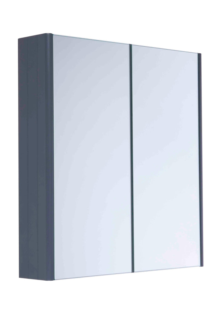 Halcyon Double Mirror Cabinet - Midnight Grey