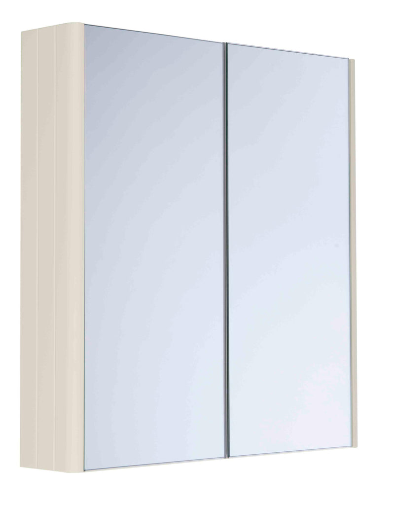 Halcyon Double Mirror Cabinet - Natural White