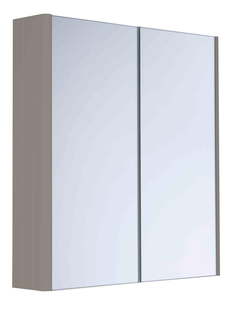 Halcyon Double Mirror Cabinet - Stone Grey