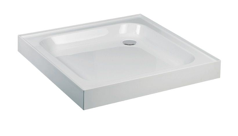 Ultracast 800mm Square Upstand Shower Tr