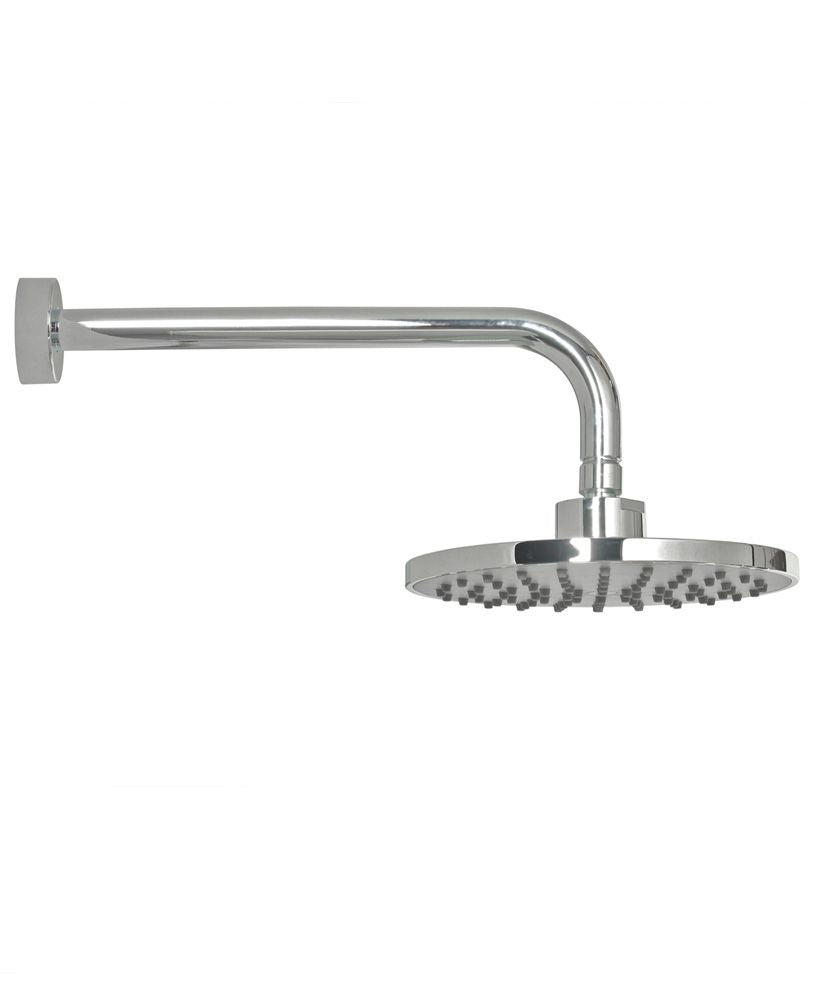 Leena 200 grey faceplate shower head&300