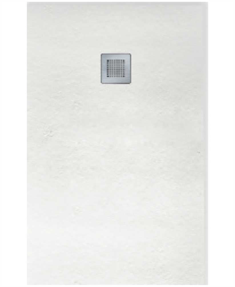 Slate White 900x800mm Rectangular Shower