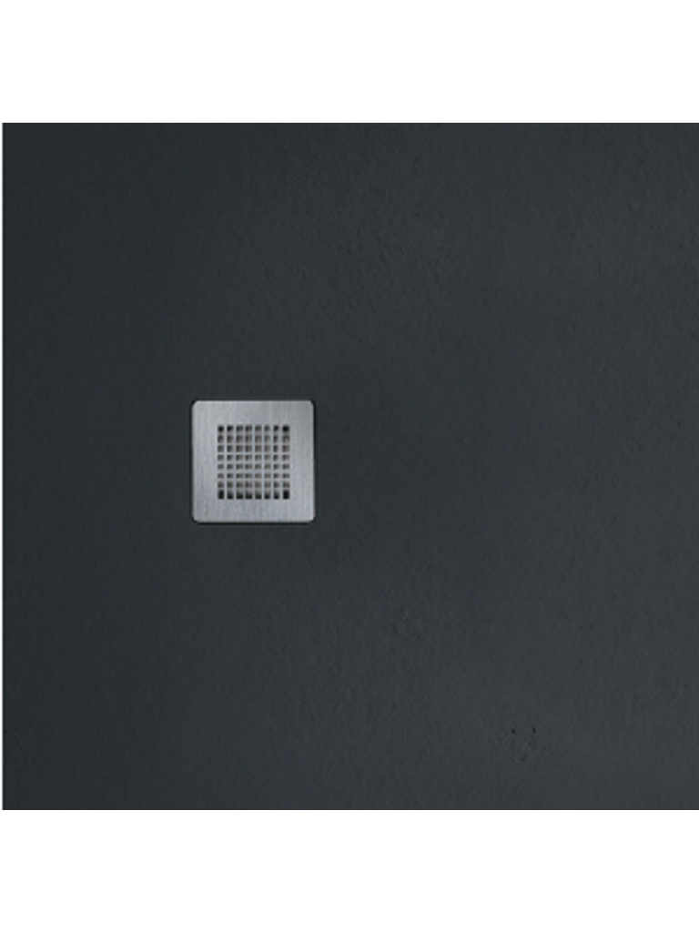 Slate Black 900mm Square Shower Tray & W