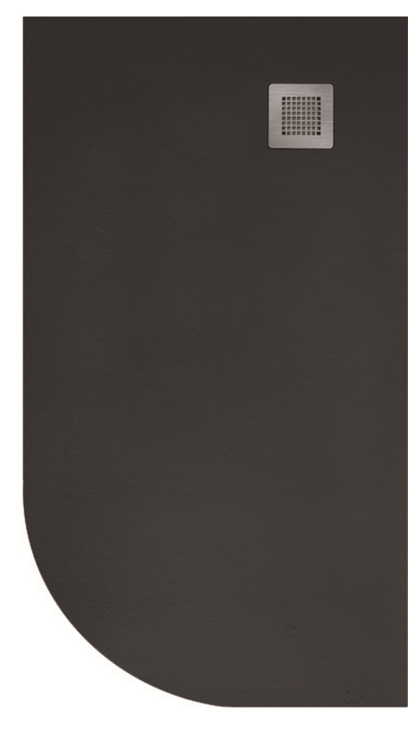 Slate Black 1200x900mm RH Offset Quadran