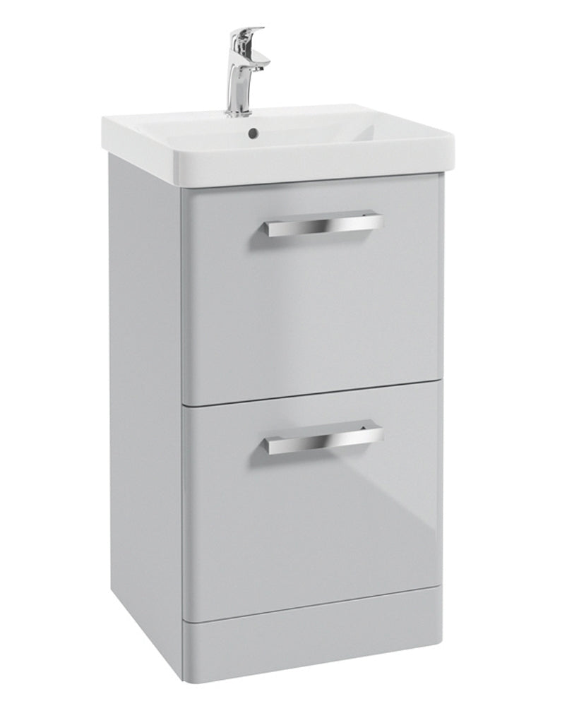 Odeon Cool Grey Gloss 50cm Floorstanding